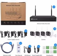 Wireless Video Surveillance Kit NVR KIT 601 Wi-Fi 4CH 3MP, A set of 4 Outdoor Wireless Surveillance Cameras