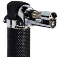Gas turbo lighter burner Antai 0595 with piezo ignition and stand, Turbo burner soldering iron Atomic with fire control up to 1300°C for barbecues