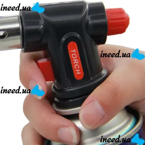 Portable Gas Burner for Canister Multi Purpose Torch No. 504 With Travel Cutter with Piezo Ignition Flame Control Manual Gas Soldering Iron