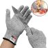 Защитные перчатки, устойчивые к порезам Cut Resistant Gloves, Сверхпрочные перчатки с защитой от порезов и проколов, Перчатки для защиты рук Серые