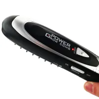 Electric Laser Comb Power Grow Comb BOS-25 against hair loss and for hair Growth with a manicure set for alignment on batteries Black