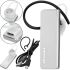 Wireless Bluetooth In-Ear Headset for Awei A850BL White Smartphone, Bluetooth Avey Mono Headset for Phone with Earphone Mount White