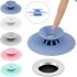 Universal Silicone Filter Plug Flex Drain Store for Sink Drain, Trap Plug for Bathtubs and Sinks, Filter Plug for Bathroom and Kitchen