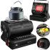Portable gas heater tabletop stove 2 in 1 YC-808b for 1 burner with piezo ignition, ceramic heater and cylinder adapter