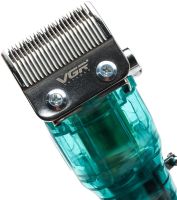 Аккумуляторная машинка для стрижки волос VGR V-660 с насадками 5W беспроводной триммер для усов и бороды с USB и светодиодным LED дисплеем V660