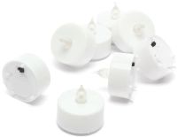 Flameless Tealight LED Candle Set 24 Pieces LED Candle with Imitation Flame and Battery-powered Backlight for Lighting White