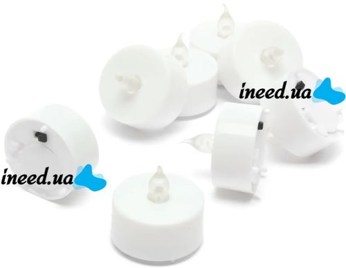 Flameless Tealight LED Candle Set 24 Pieces LED Candle with Imitation Flame and Battery-powered Backlight for Lighting White