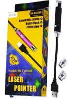 Powerful Laser Pointer Red Laser Pointer SN-R12 from USB red laser, LED Projector Diode from YUSB 3 Effect nozzles for car and Home