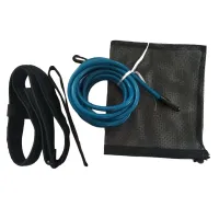 Регульований поясний ремінь для тренувань плавання Swimming Training Belt в басейні, Тренувальні гумки для навчання плаванню дорослих і дітей