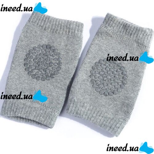Антискользящие детские наколенники для ползанья Children Thicken Knee Protector защитные наколенники с силиконом от синяков и ушибов из хлопка