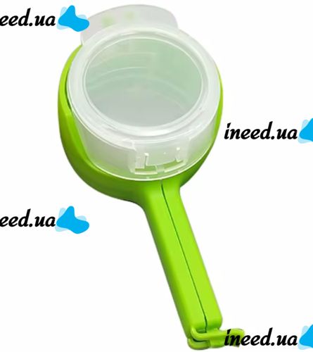 Универсальный зажим для пакетов с дозатором Bradex NF-6765, для сыпучих продуктов и специй, Герметичная крышка Брадекс на мешки и пакеты для круп