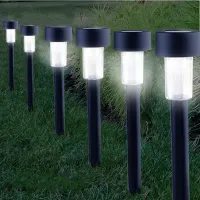 Вуличний ландшафтний світильник Solar Lawn Lamp SB - 1S на сонячній батареї 32 см, Садовий грунтовий ліхтар F-7226 - 1 для підсвічування доріжок і газонів