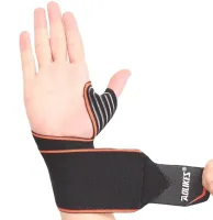 Compression Bandage Wrist Brace Aolikes A7938 for injuries and sprains, Retainer Wrist Brace with Fixing strap XL-920