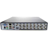 Wired DVR UKC CAD 1216 AHD 16 Channel, Network IP Recorder for 16 Cameras for Video Surveillance and Camera Control Black