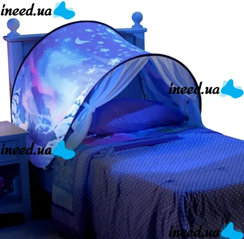 Дитячий намет тент для сну Dream Tents зоряне небо TNT - 16 для дитячого ліжечка, дитячий будиночок вінгвам для дітей на ліжко з сумкою перенесенням
