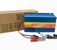 Зарядний пристрій для акумулятора UKC Battery Charger 12v 30A MA-1230A з вбудованим амперметром, Зарядка для акумуляторів авто і мото