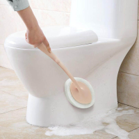 Універсальна щітка Sponge Brush для прибирання унітазу, ванної, чистяча губка з мікрофібри для чищення та миття кухні з довгою ручкою
