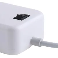 Мережевий зарядний пристрій USB Desktop Charger 20W на 6 портів з вимикачем, Зарядка адаптер для зарядки телефонів на 6 роз'ємів від мережі Білий