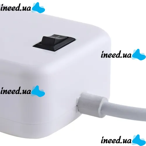Мережевий зарядний пристрій USB Desktop Charger 20W на 6 портів з вимикачем, Зарядка адаптер для зарядки телефонів на 6 роз'ємів від мережі Білий