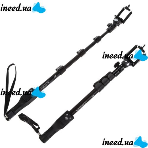 Yunteng YT-1288 Professional Tripod Monopod Phone and Camera Holder with Bluetooth Remote Control, Extendable Handheld Tripod Monopod, Selfie Stick