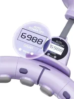 Massage Hoop hula hoop with Weighting Count hula hoops AND868 45cm for Slimming Belly Sides, Ring with Adjustable Length and Counting Purple