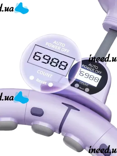 Massage Hoop hula hoop with Weighting Count hula hoops AND868 45cm for Slimming Belly Sides, Ring with Adjustable Length and Counting Purple