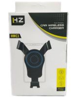 Car Phone Holder with Wireless Charging HZ HWC3 8W, Car Holder, Universal Car Charging Holder in Car, Black