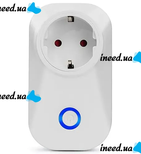 Розумна WiFi розетка WiFi Smart Socket Plug SA-14 10A 100-240V з дистанційним управлінням з телефону, Смарт розетка з Wi-Fi підключенням в розетку