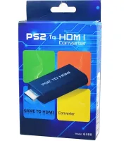 Компонентний перехідник конвертер PS2 PS3 to HDMI G300 для ігрової приставки Sony Playstation, відео та аудіо адаптер для ігрових приставок Чорний
