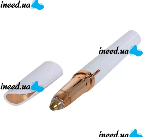 Жіночий епілятор для брів Finishing Touch Flawless Brows, портативний тример Електробритва для видалення волосся на батарейках Білий