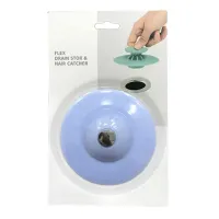 Універсальна силіконова фільтр-заглушка Flex Drain Store для зливу раковини, Пробка пастка для ванн і раковин, фільтр-пробка для ванної та кухні