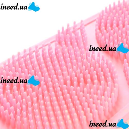Silicone Double-Sided Body Scrubber, 70 cm, Body Scrubber and Massager, Shower and Bath Massage Brush with Handles, Silica Gel Bath Brush