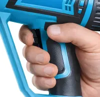 Промисловий мережевий фен Makita HG5030K 1600W з 4 насадками 2 режими для пайки зняття фарби і термоусадки, тепловий будівельний фен від мережі