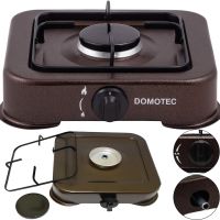 Настільний газовий таганок плита Domotec MS-6601 на 1 конфорку, газова плита