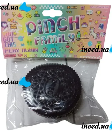 Silicone Oreo Pinch Family 6cm Oreo Cookie Squish antistress toy with hand tufts, Taba Oreo Squishy cookie crinkle for kids