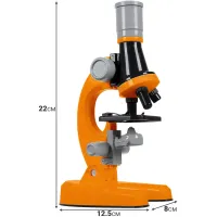 Scientific Microscope OEM 1013A-1 Children's Microscope with 1200x Zoom for Scientific Research HA-148 Laboratory with Magnification and Research Kit