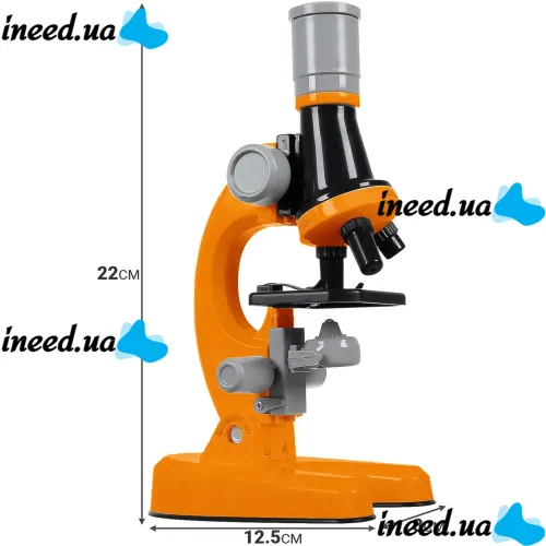 Scientific Microscope OEM 1013A-1 Children's Microscope with 1200x Zoom for Scientific Research HA-148 Laboratory with Magnification and Research Kit