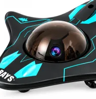 Подводный катер скат на радиоуправлении Rays 777-273 лодка шпион с подводной Wi-Fi камерой, аккумуляторный дрон на дистанционном управлении от 8 лет