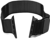 Ремінець для смарт годин Apple Watch 42, 44, 45, 49 мм плетіння Міланська петля, металевий сітчастий браслет на епл вотч