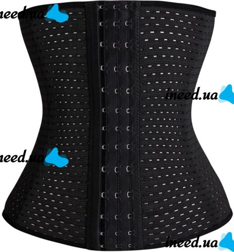 Стягуючий корсет Красива Талія для схуднення Abdomen Waistband коригувальний, моделюючий жіночий пояс для корекції талії під одяг Чорний