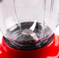 Стационарный кухонный блендер с кофемолкой Bitek BT-2822R 1200W 1.5л для смузи и коктейлей, Измельчитель кофемолка Битек 2 скорости Красный