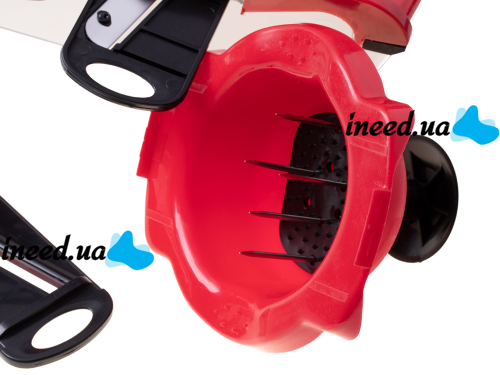 Мультислайсер Mandoline Slicer 6 в 1 Red, Ручна овочерізка для овочів і фруктів з контейнером, Слайсер, Терка міні комбайн 6в1 Червона