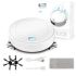 Robot Vacuum Cleaner Clean ES32 1500 mAh White, automatic, Silent Smart Vacuum Cleaner with Battery White ES 32