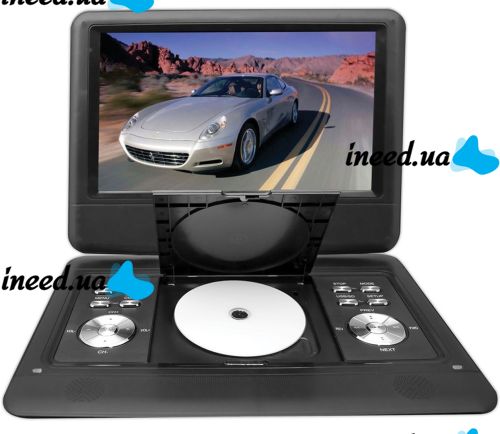 Opera OP-1580 20" inch Digital Car DVD Player, Portable Rotary T2 TV Player Opera Book with Joystick and Remote Control NS-1580
