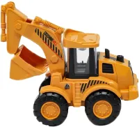 Дитяча іграшка екскаватор з рухомим ковшем Engineering Veicle Truck Sy686b - 613 іграшковий бульдозер машинка 17х7.5х8. 5 см для дітей Жовтий