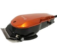Профессиональная проводная машинка для стрижки волос Gemei GM-1005 4 насадки 15W, Триммер GM1005 с поворотным регулятором длины со съемными насадками