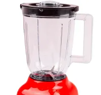 Стационарный кухонный блендер с кофемолкой Bitek BT-2822R 1200W 1.5л для смузи и коктейлей, Измельчитель кофемолка Битек 2 скорости Красный