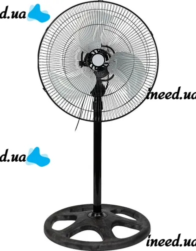 Напольный настольный вентилятор Bitek BK-1882 с железными лопастями 46 см stand fan Timer 120W настенный Битек трансформер 3 лопасти 18" от сети