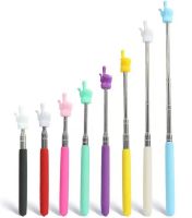 Bambi PCM-205 Pick-me 21-69 cm telescopic finger pointer for teacher, Folding retractable finger wand arm for presentations