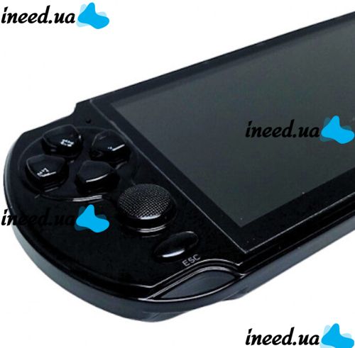PSP X9 Plus 8GB Handheld Game Console for 1000 Games, 5.1" Wireless Console with Built-in Retro Games, TV Output and Headphones Black